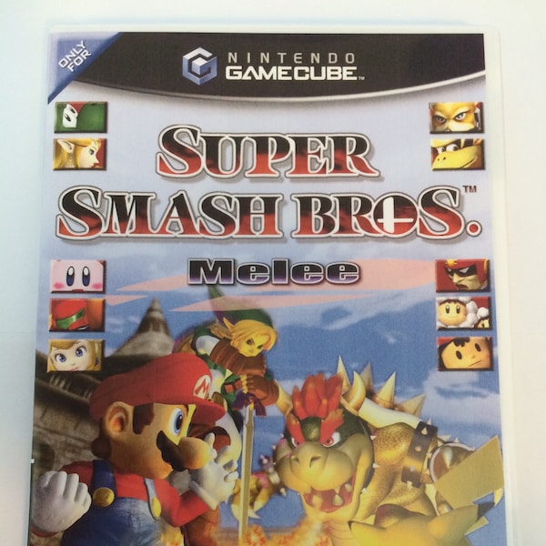 Super Smash Brothers Melee - Gamecube - Replacement Case - No Game