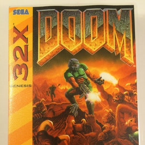 Doom 32X Sega 32X Replacement Case No Game image 1