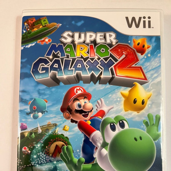 Super Mario Galaxy 2 - Nintendo Wii - Ersatz Hülle - Ohne Spiel