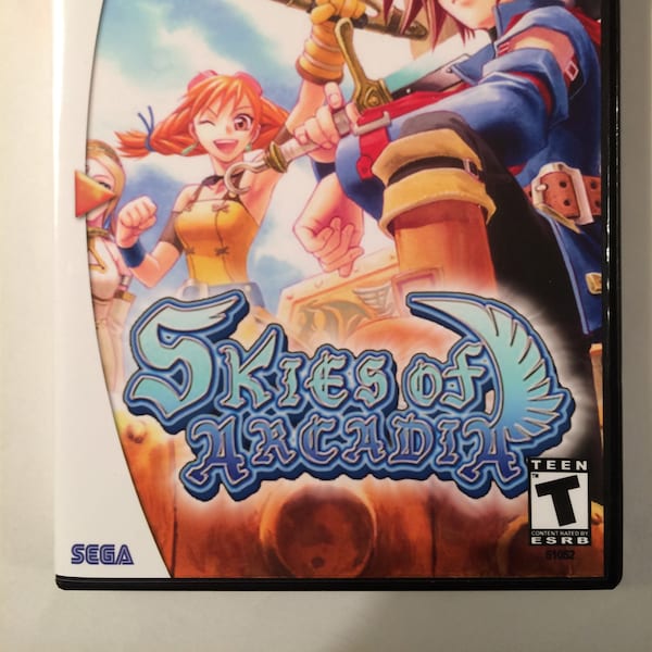 Skies of Arcadia - Sega Dreamcast - Replacement Case - No Game