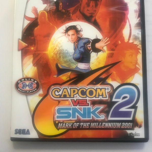 Capcom vs SNK 2 - Sega Dreamcast - Replacement Case - No Game