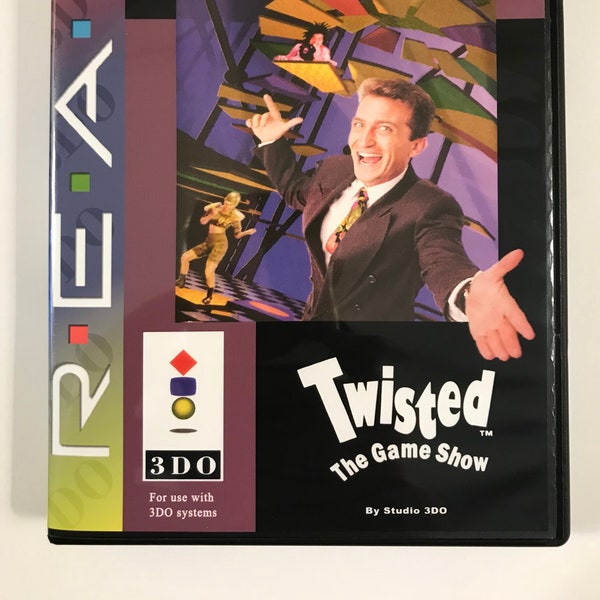 Twisted The Game Show - Panasonic 3DO - Replacement Case