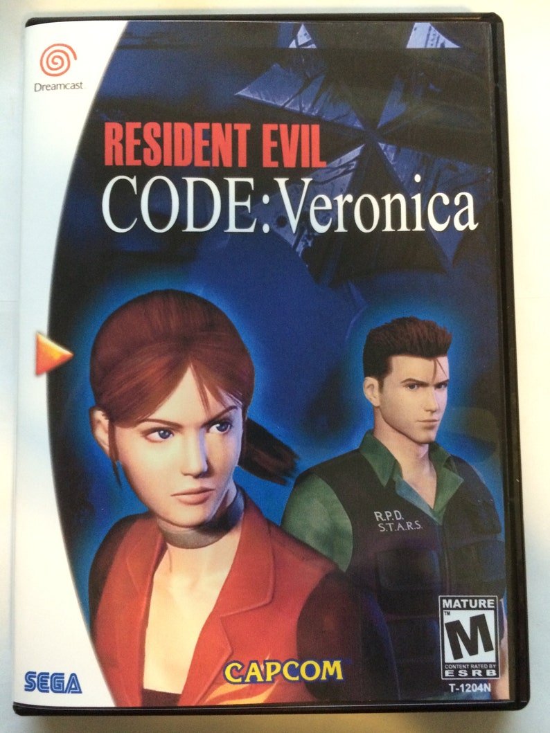 Resident Evil Code: Veronica Sega Dreamcast Replacement Case No Game image 1