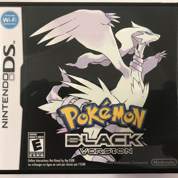 Pokemon Black - Nintendo DS - Replacement Case - No Game