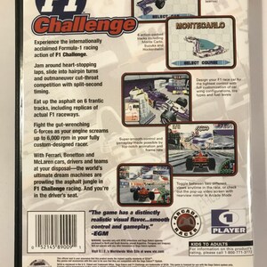 F1 Challenge Sega Saturn Replacement Case No Game image 2