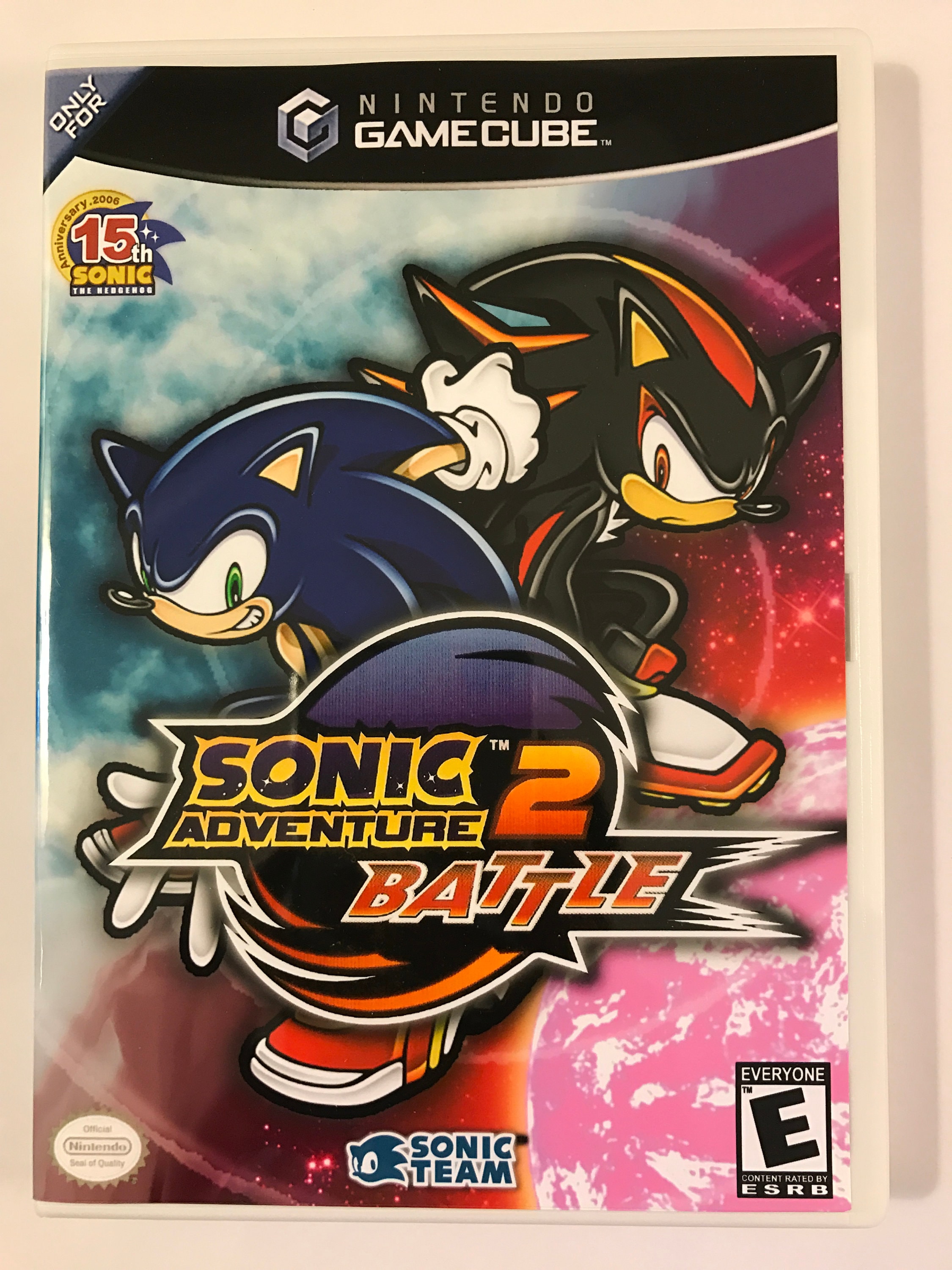 2002 Official Sonic Adventure 2 Battle Gamecube Nintendo Power Poster  Authentic