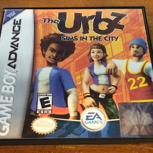 The Urbz Sims in the City Gameboy Advance Replacement Case