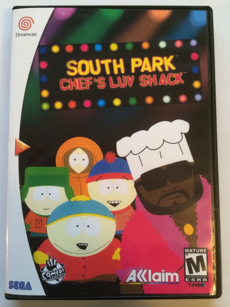 South Park Chef's Luv Shack Sega Dreamcast Replacement Case No Game image 1
