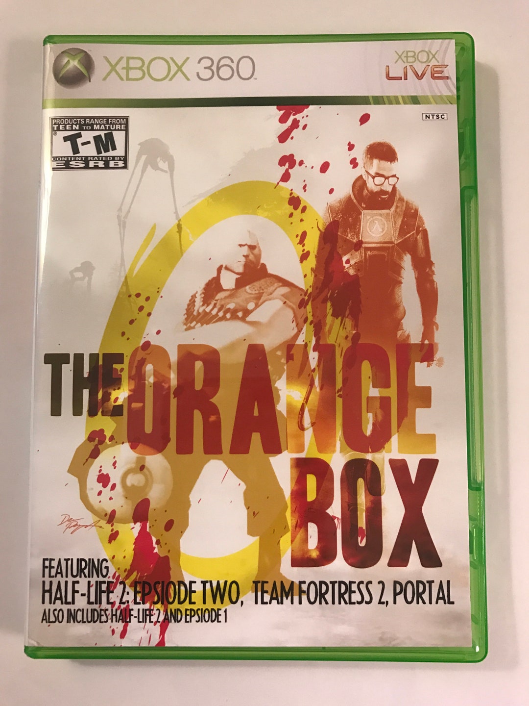 The Orange Box Half Life Xbox 360 Replacement Case No Etsy