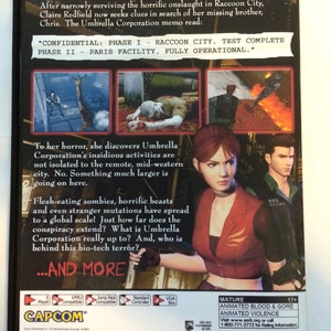 Resident Evil Code: Veronica Sega Dreamcast Replacement Case No Game image 2