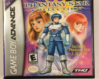 Phantasy Star Collection - Gameboy Advance - Replacement Case - No Game