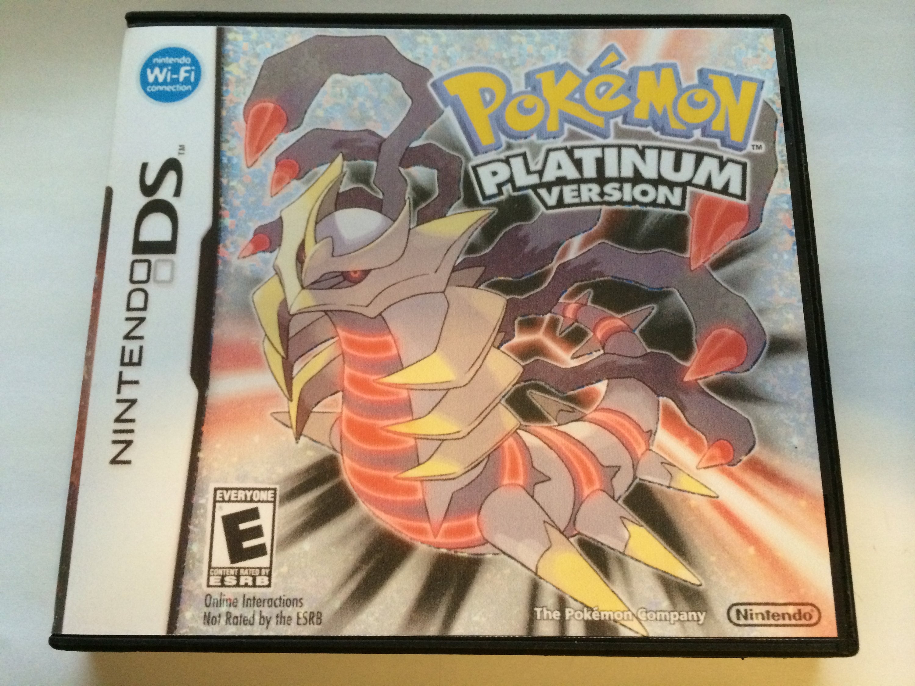 Pokemon platinum case only discount