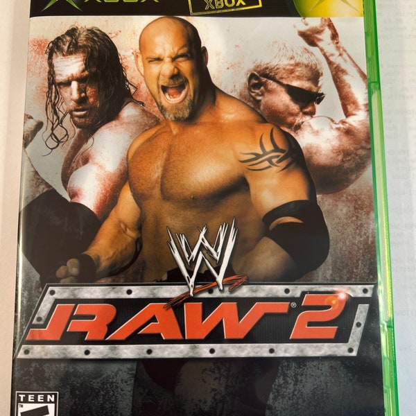 WWF Raw 2 - Xbox - Replacement Case - No Game