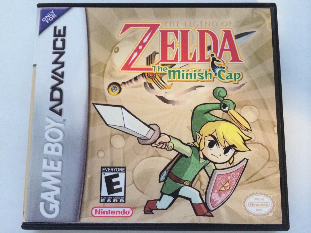 Legend Of Zelda Minish Cap Gameboy Advance www.etsy.com
