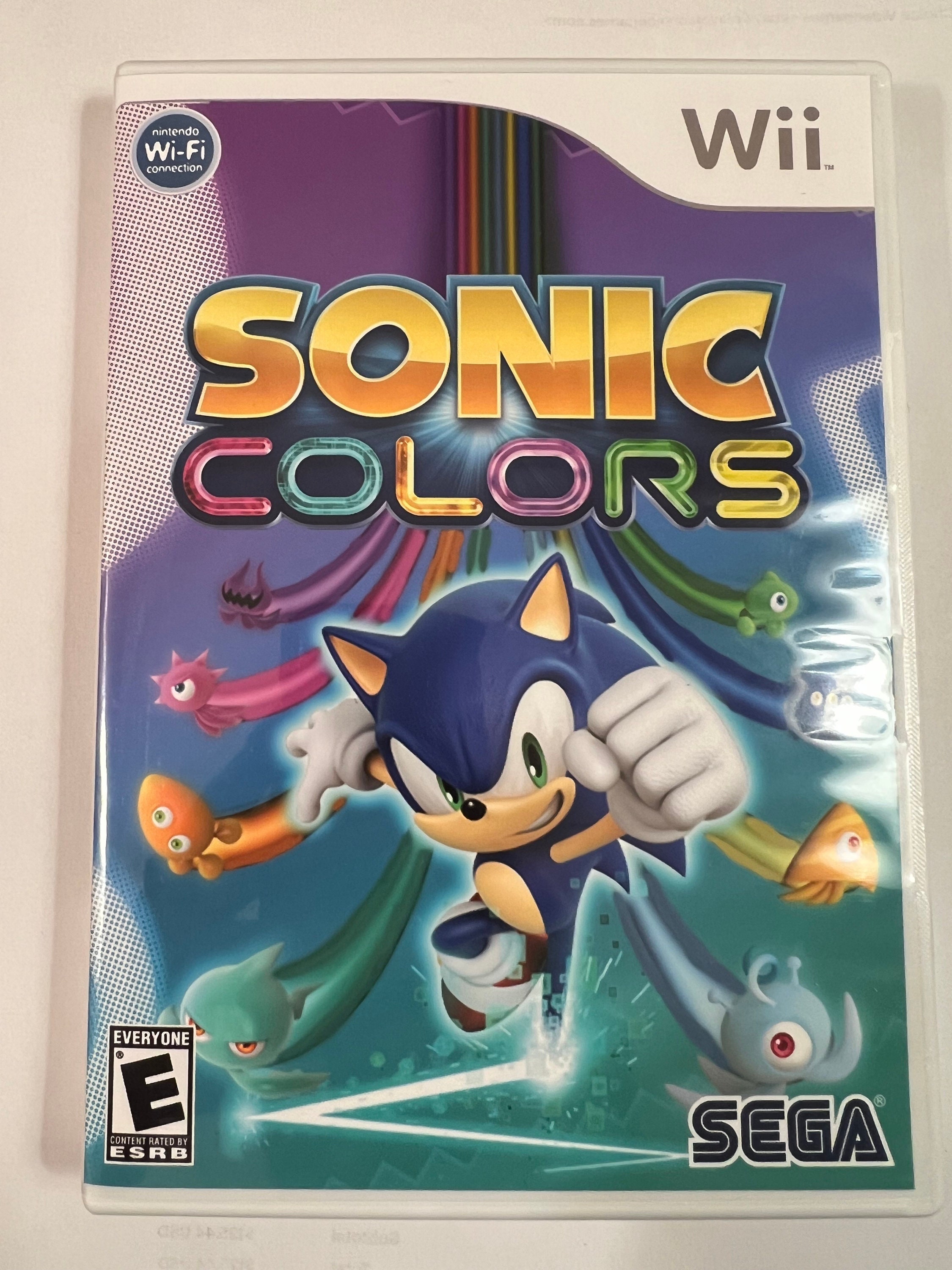 Sonic Colors - Nintendo Wii - Replacement Case - No Game