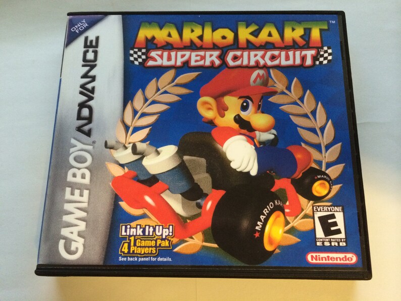 Mario Kart Super Circuit Gameboy Advance Replacement Case - Etsy