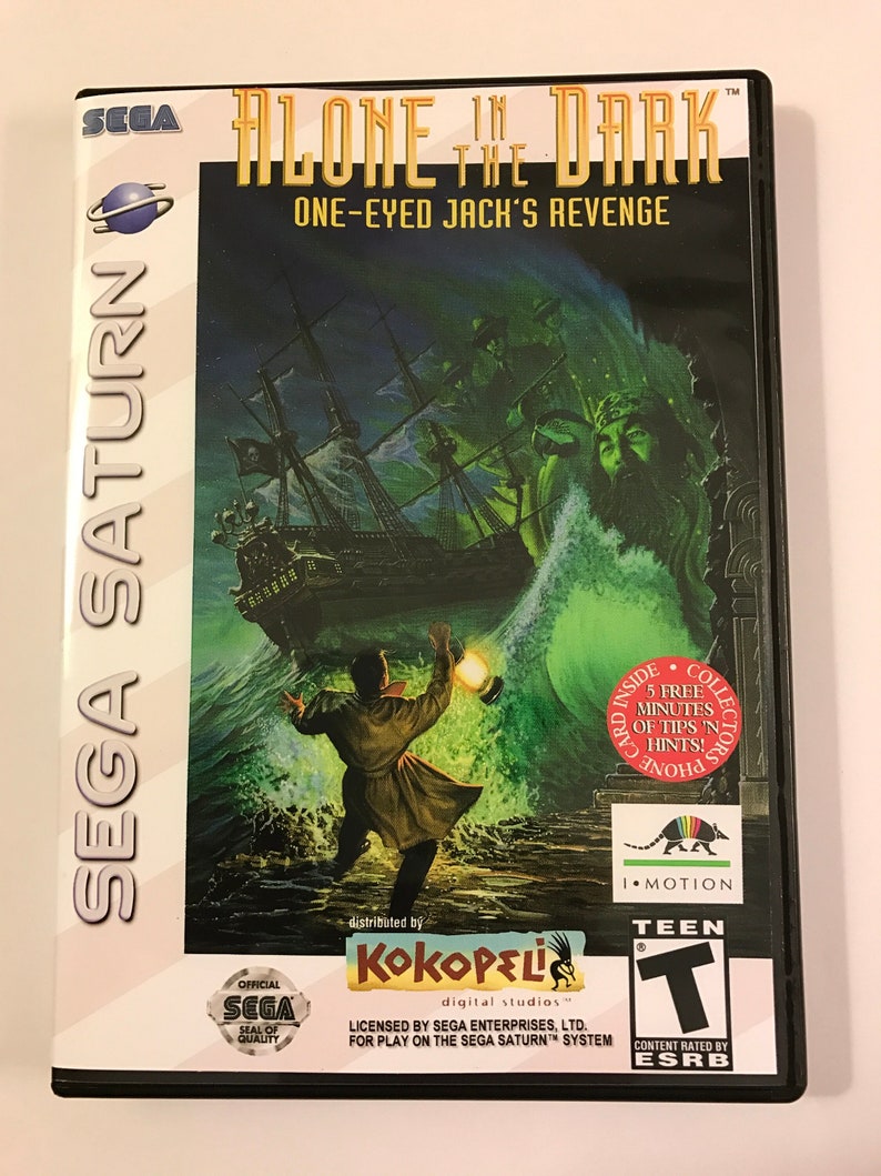 Alone in the Dark Sega Saturn Replacement Case No Game image 1