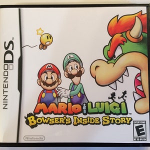Mario and Luigi Bowsers Inside Story - Nintendo DS - Replacement Case - No Game