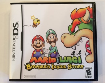 Mario and Luigi Bowsers Inside Story - Nintendo DS - Replacement Case - No Game