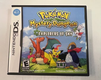 Pokeomon Mystery Dungeon Explorers of Sky - Nintendo DS - Replacement Case