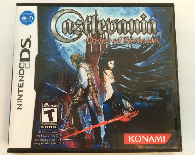 Castlevania Order of Ecclesia - Nintendo DS - Replacement Case - No