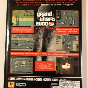 Grand Theft Auto 2 Sega Dreamcast Replacement Case No Game image 2
