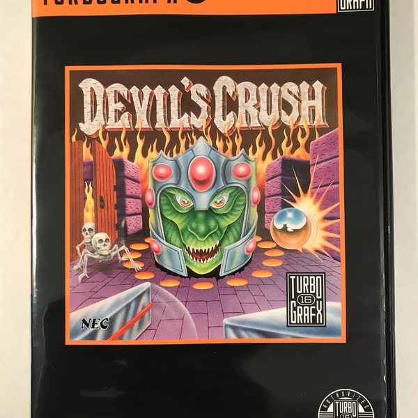 Devil's Crush - Turbo Grafx 16 - Replacement Case - No Game
