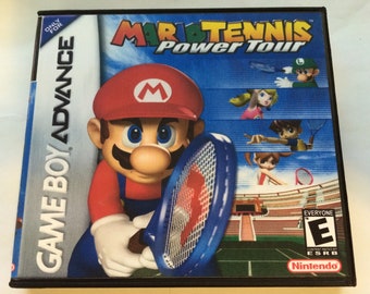 マリオテニス バーチャルボーイ ボックスマニュアルとトレイ - ゲーム