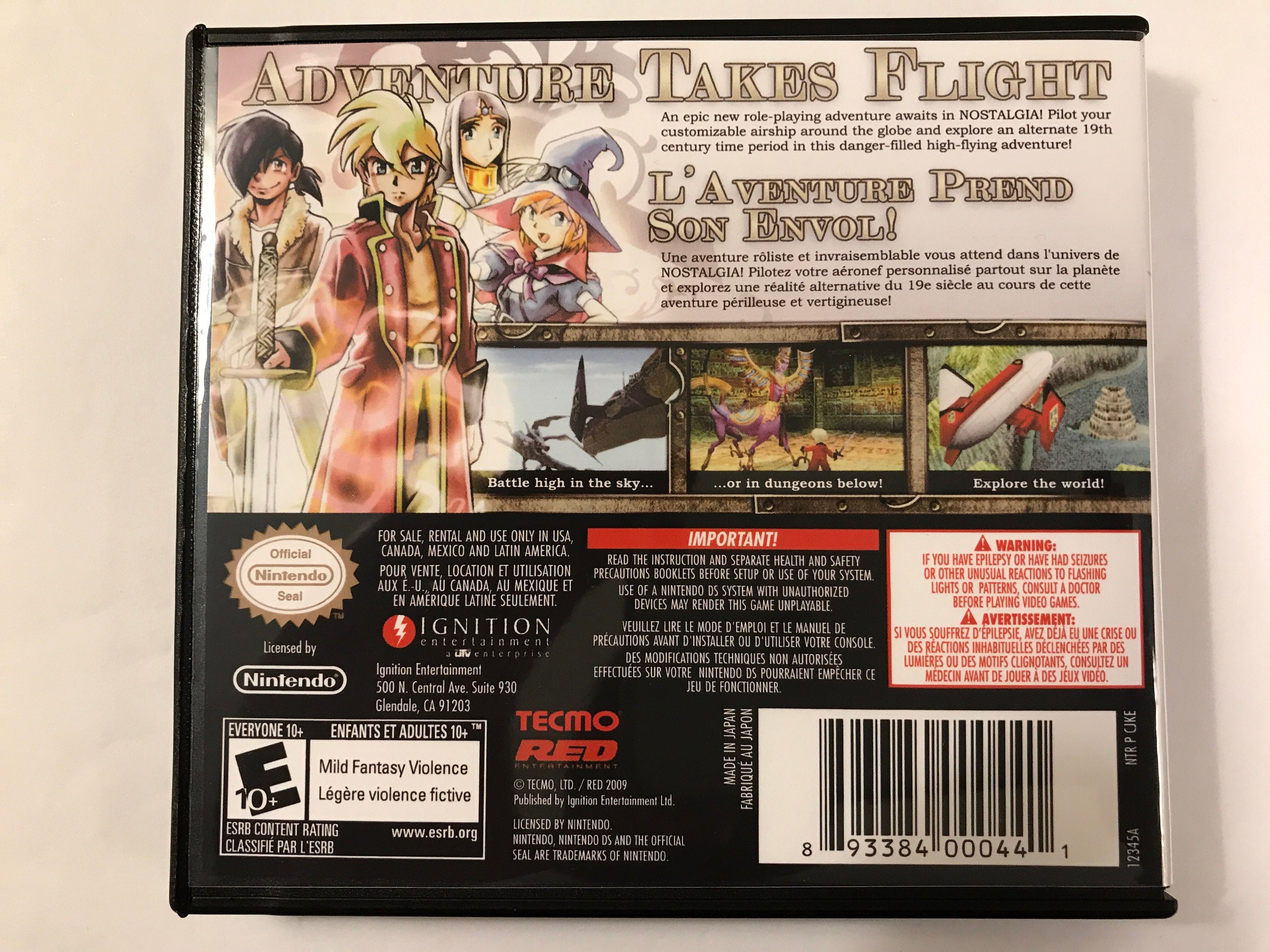 Nostalgia Nintendo DS Replacement Case No Game Etsy