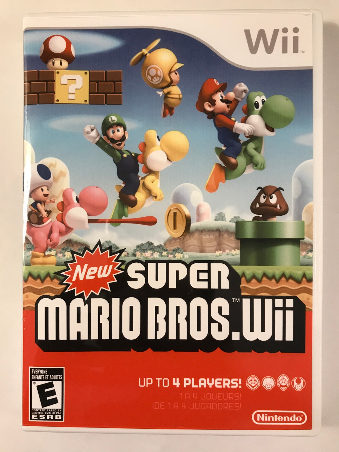 New Super Mario Wii Nintendo Wii Replacement Case No Game Etsy