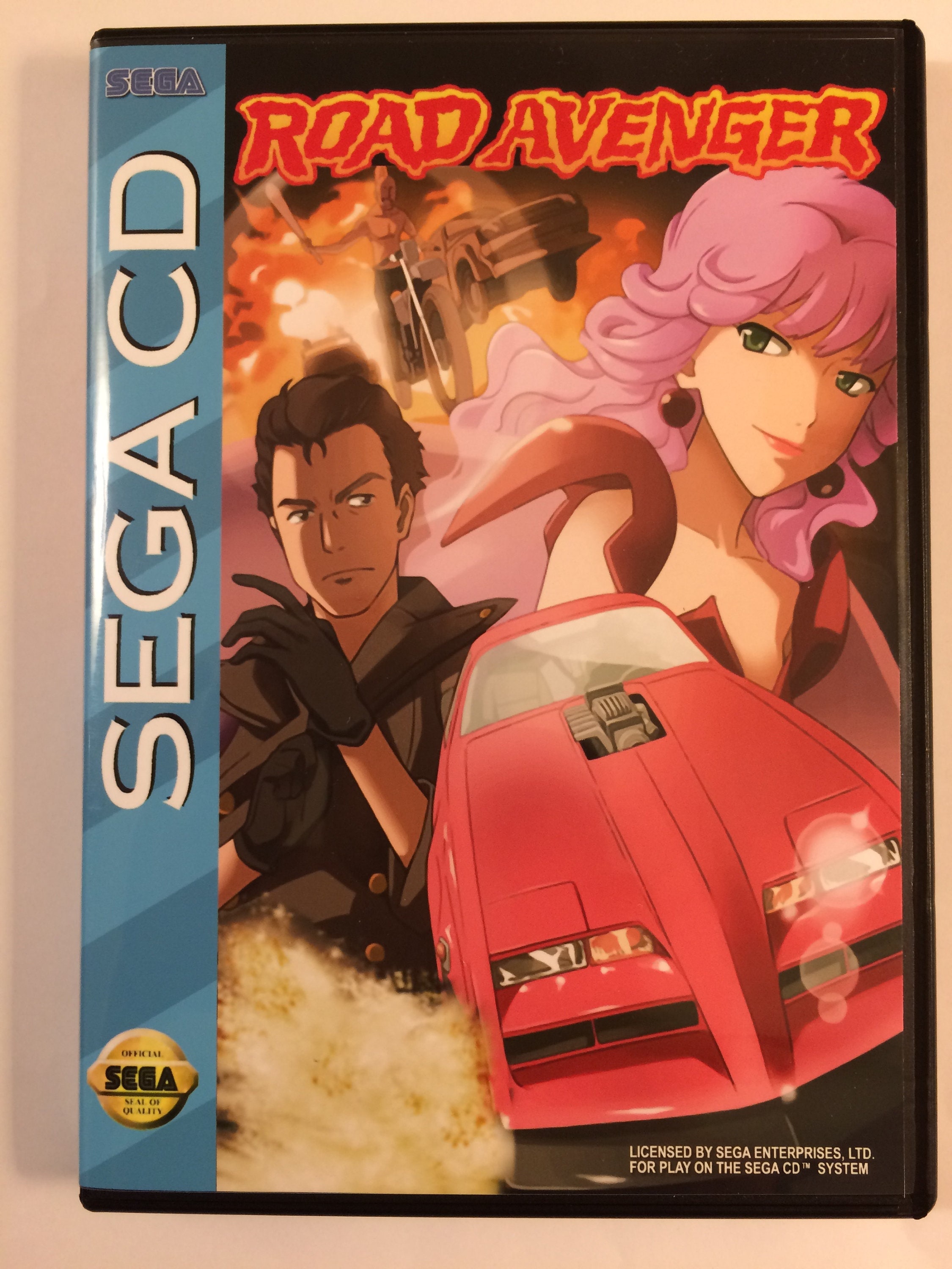 MD★ROAD AVENGER 海外版 MEGA・CD MD☆ROAD AVENGER 海外版 MEGA・CD Sega Mega CD Road Avenger +