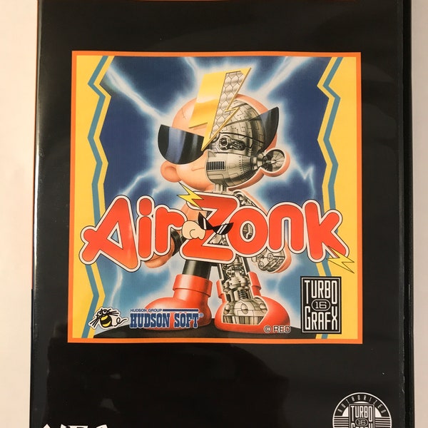 Air Zonk - Turbo Grafx 16 - Replacement Case - No Game