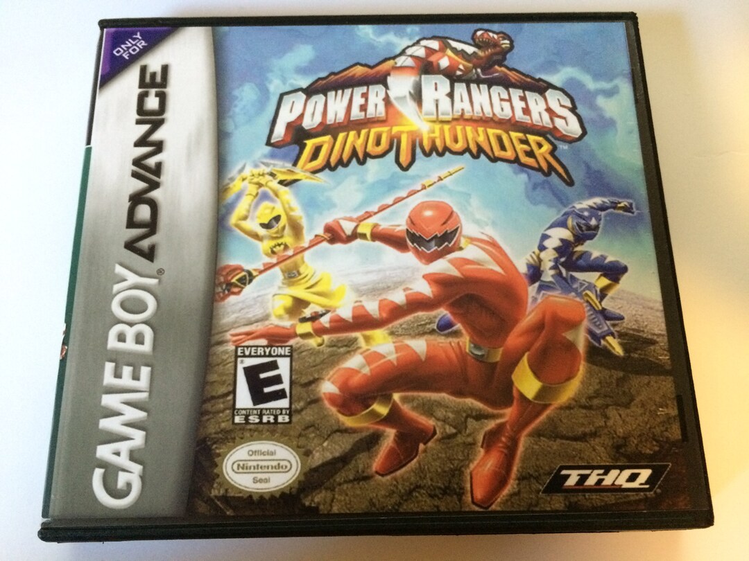 Power Rangers Dino Thunder - Gameboy Advance - Replacement Case - No ...