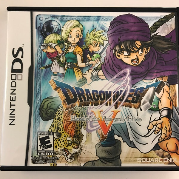 Dragon Quest V Hand of the Heavenly Bride - Nintendo DS - Replacement Case - No Game