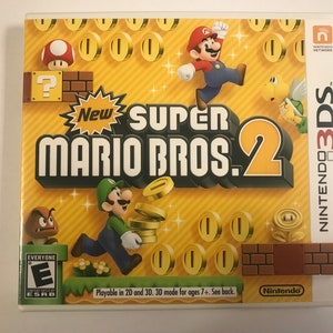 New Super Mario Bros 2 - Nintendo 3DS - Replacement Case - No Game 