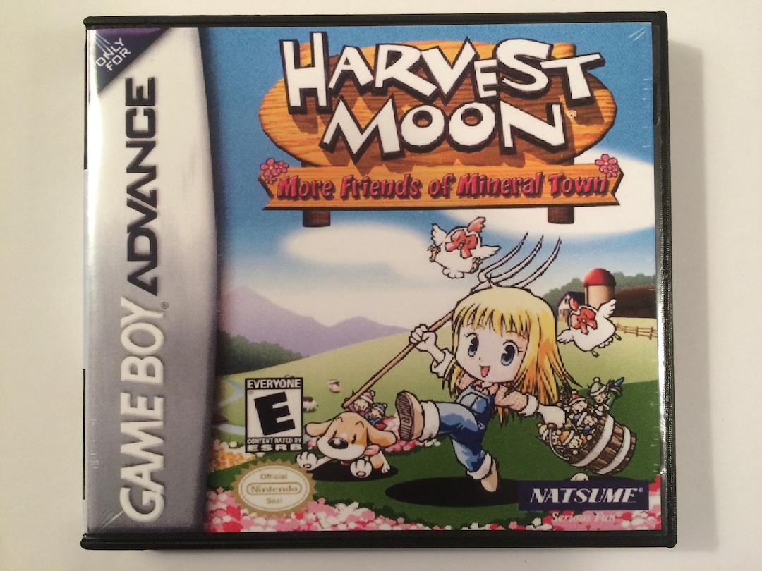 Harvest Moon More Friends of Mineral Town Gameboy Advance Replacement