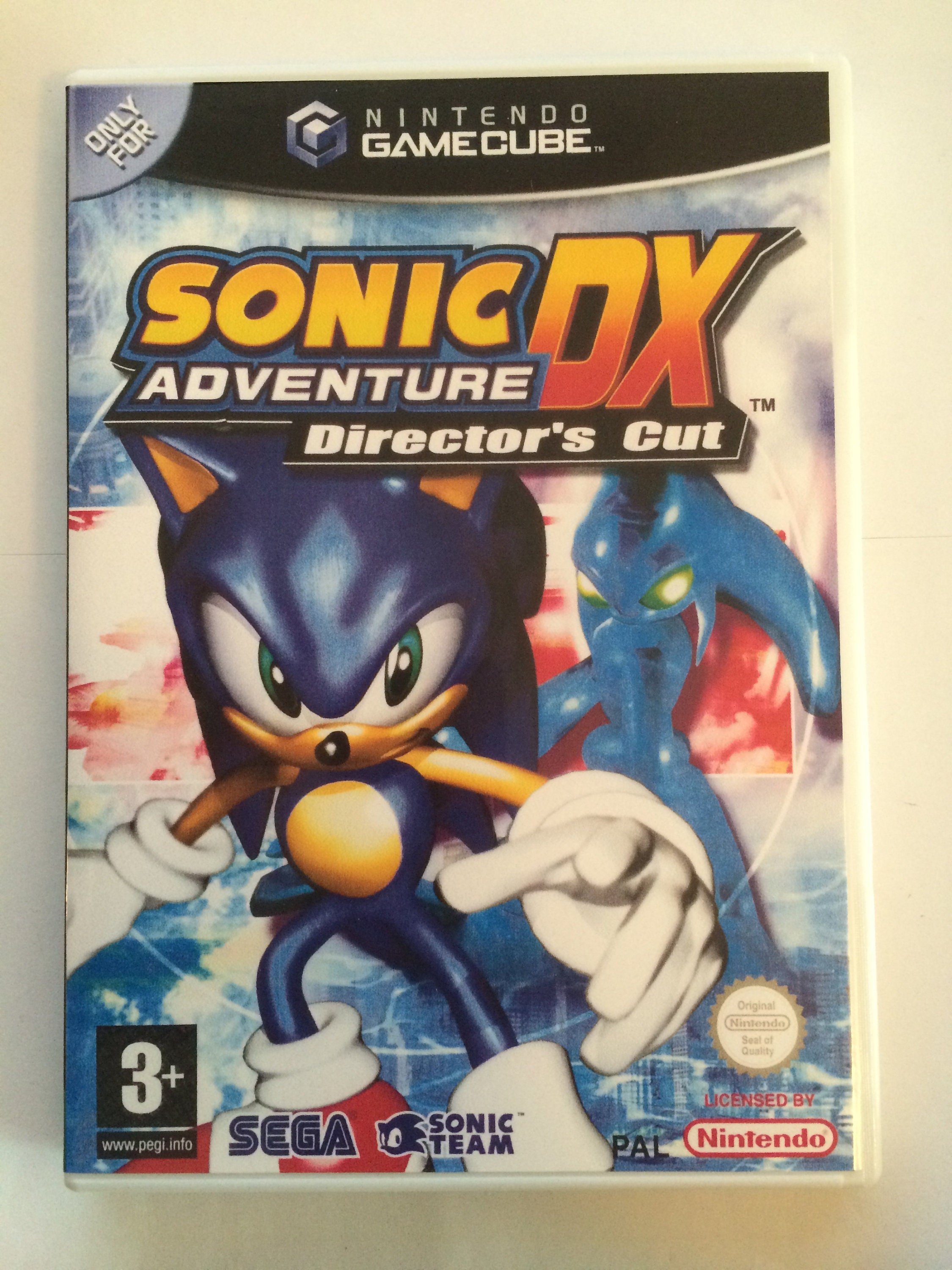 Sonic Adventure DX Directors Cut GameCube MANUEL ONLY