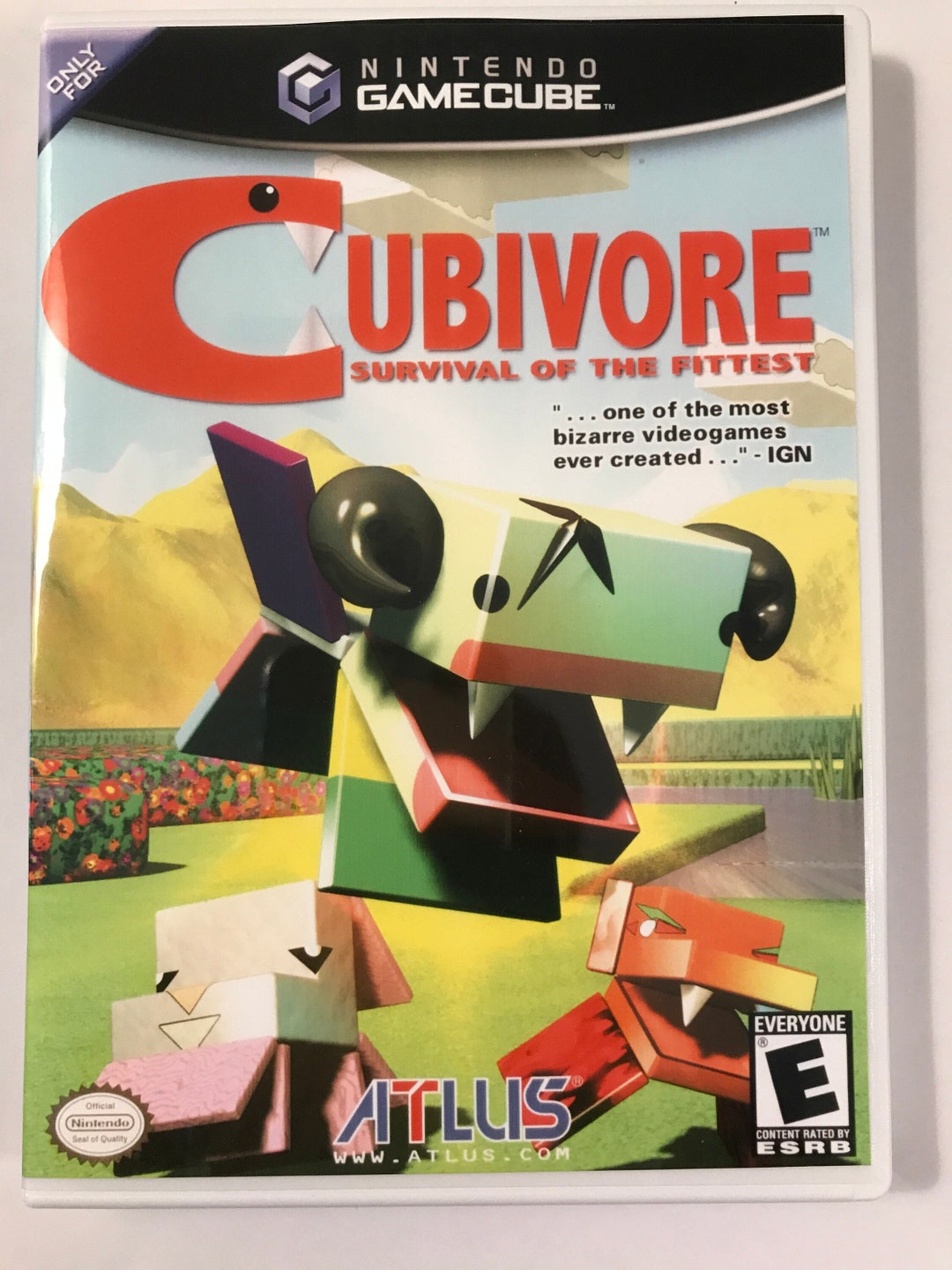 Cubivore Gamecube Replacement Case No Game Etsy
