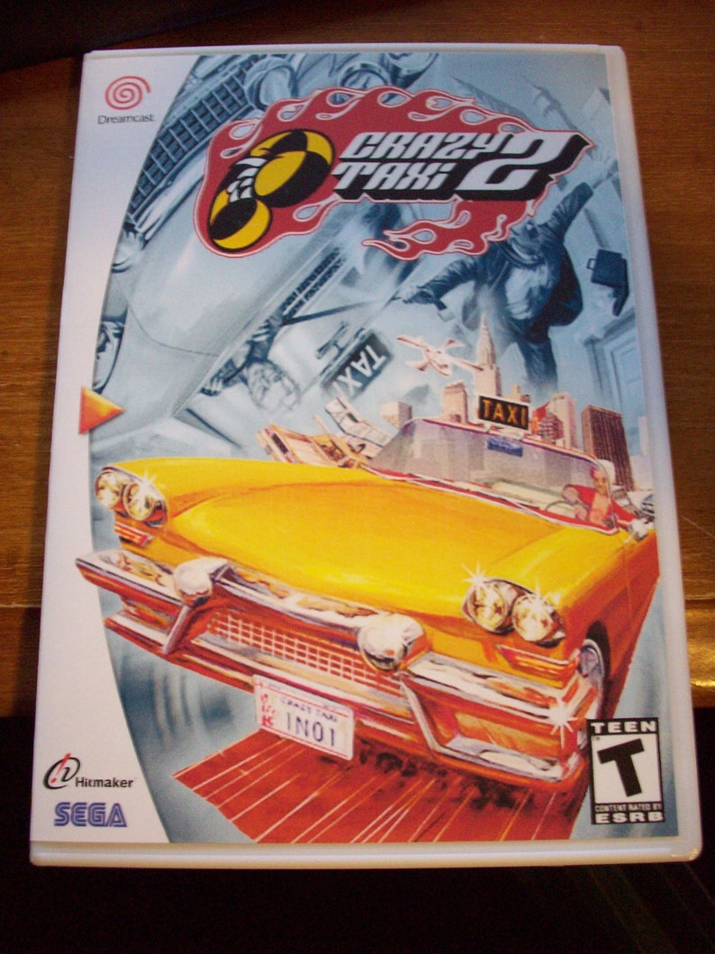 Crazy Taxi 2 Sega Dreamcast Replacement Case No Game image 1