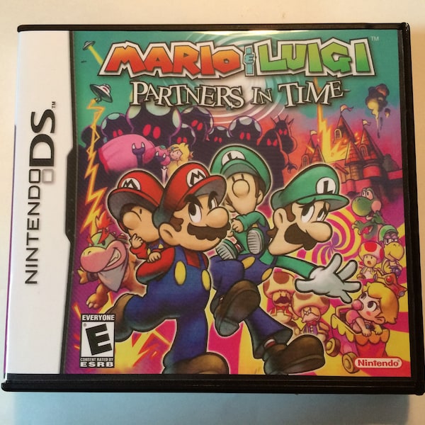 Mario and Luigi Partners in Time - Nintendo DS - Replacement Case - No Game