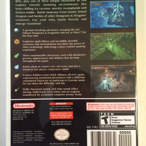 Baldur's Gate Dark Alliance Gamecube Replacement Case No Game image 2