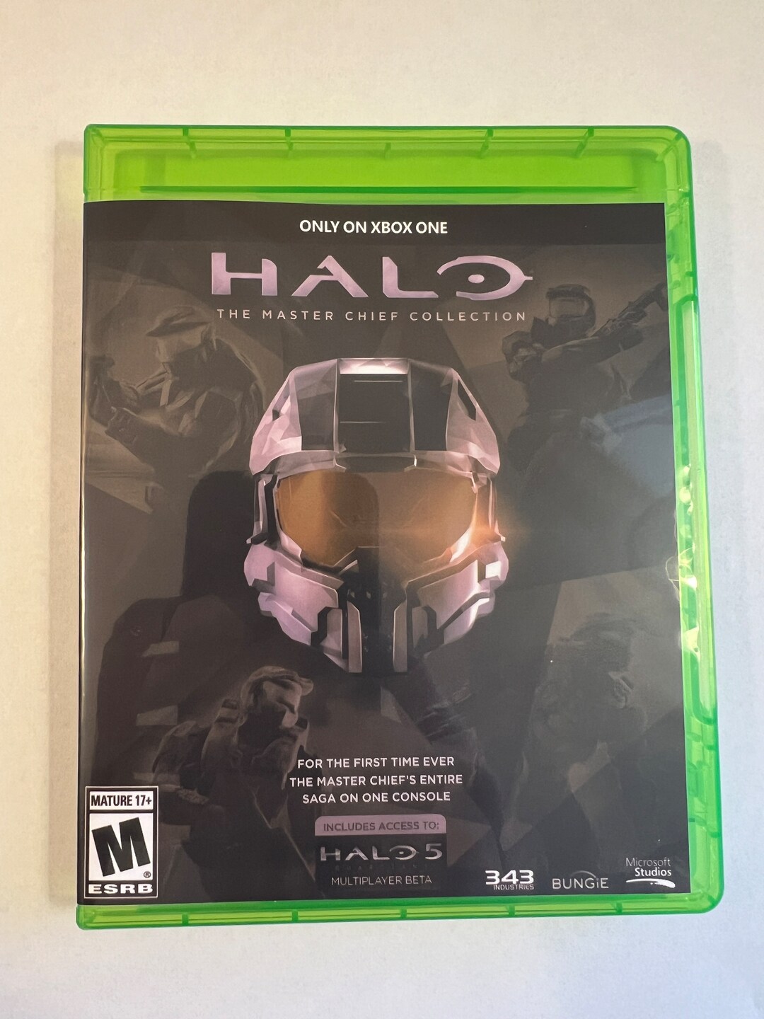 Halo Master Chief Collection Xbox One Replacement Case No Game Etsy
