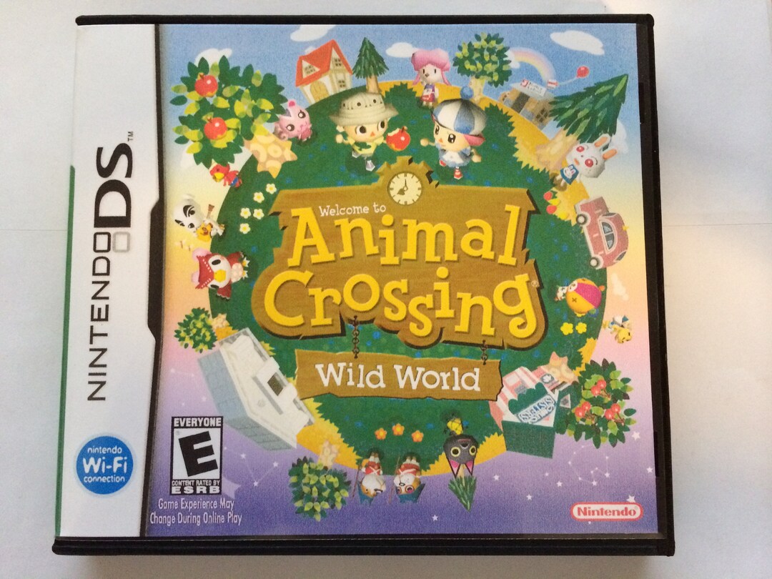 Animal Crossing Wild World Nintendo DS Replacement Case No Game