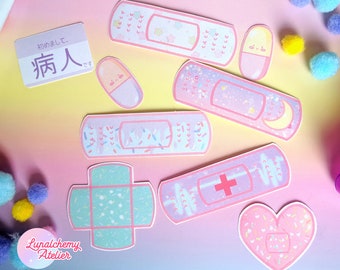 Featured image of post Pastel Bandaids Cute pastel yami kawaii heart medical bandaids