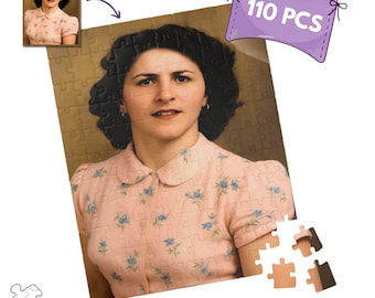 Personalized Photo Jigsaw Puzzle: Custom Family Keepsake, 110 Pieces