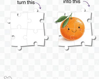 4 Pcs Jigsaw Puzzle SVG & PNG, White and Transparent Puzzle Clipart