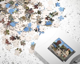 Custom Memorial Photo Puzzle: In Loving Memory Keepsake Gift