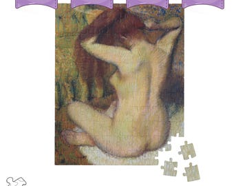 Degas 'Woman Combing Her Hair' Jigsaw Puzzle: Fine Art Gift