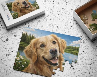 Custom Pet Photo Puzzle: Personalized Jigsaw, Pet Remembrance Gift