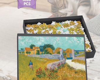Van Gogh Jigsaw Puzzle: 1000-Piece Farmhouse Landscape
